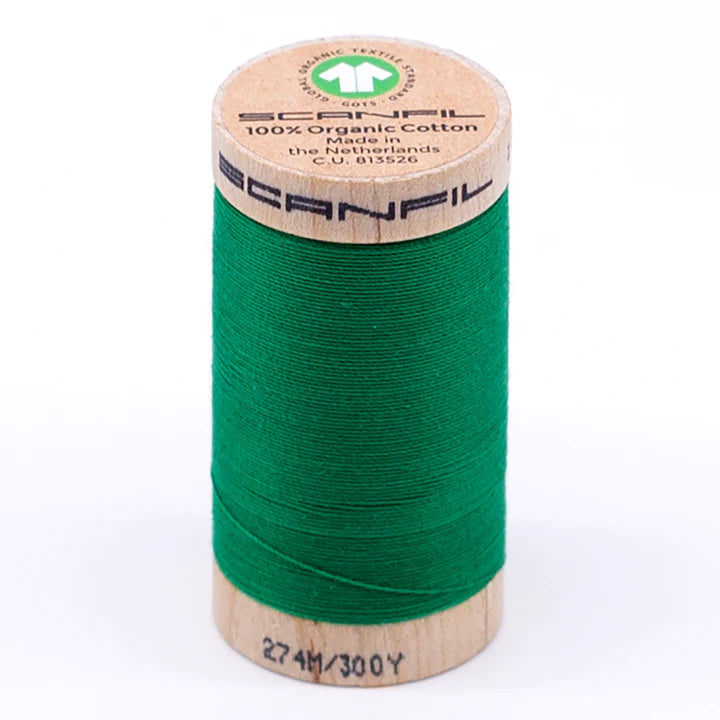 Scanfil Organic Cotton Thread Jolly Green