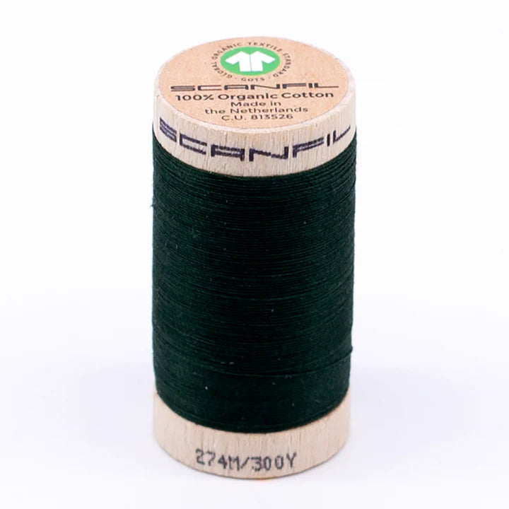 Scanfil Organic Cotton Thread Mountain View Green