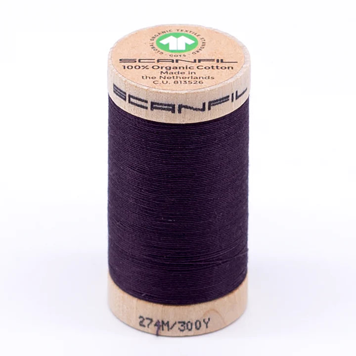 Scanfil Organic Cotton Thread Plum Perfect