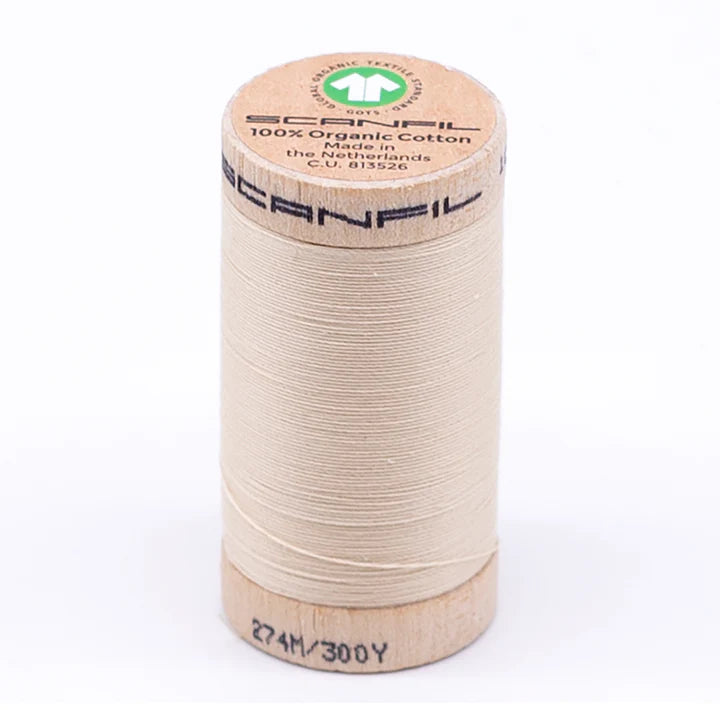 Scanfil Organic Cotton Thread Shortbread