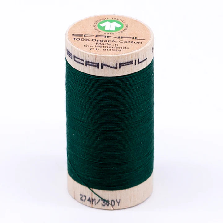 Scanfil Organic Cotton Thread Galapagos Green