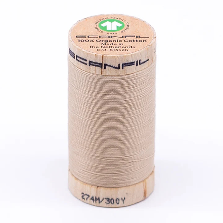 Scanfil Organic Cotton Thread Ivory Cream