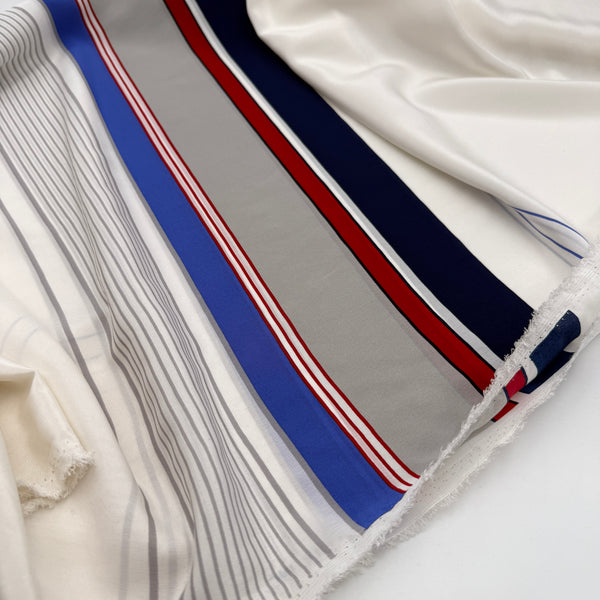 Interval Stripe | Silk Charmeuse