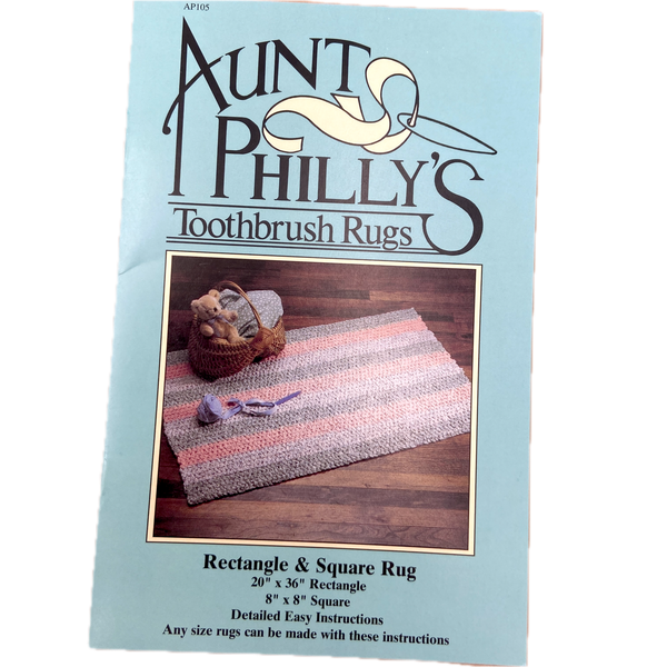 Aunt Philly's | Toothbrush Rugs | Rectangle and Square Rug Pattern
