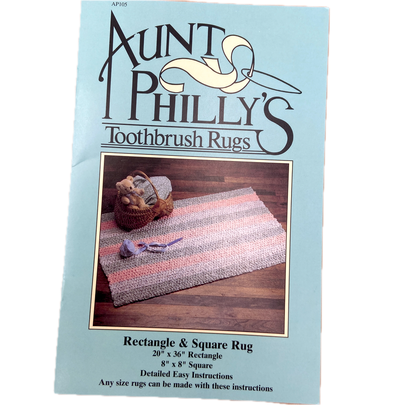Aunt Philly's | Toothbrush Rugs | Rectangle and Square Rug Pattern