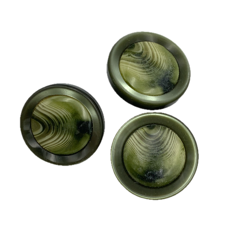 3/4" or 1" Jewel Swirl | Plastic Buttons | Choose Your Favorite