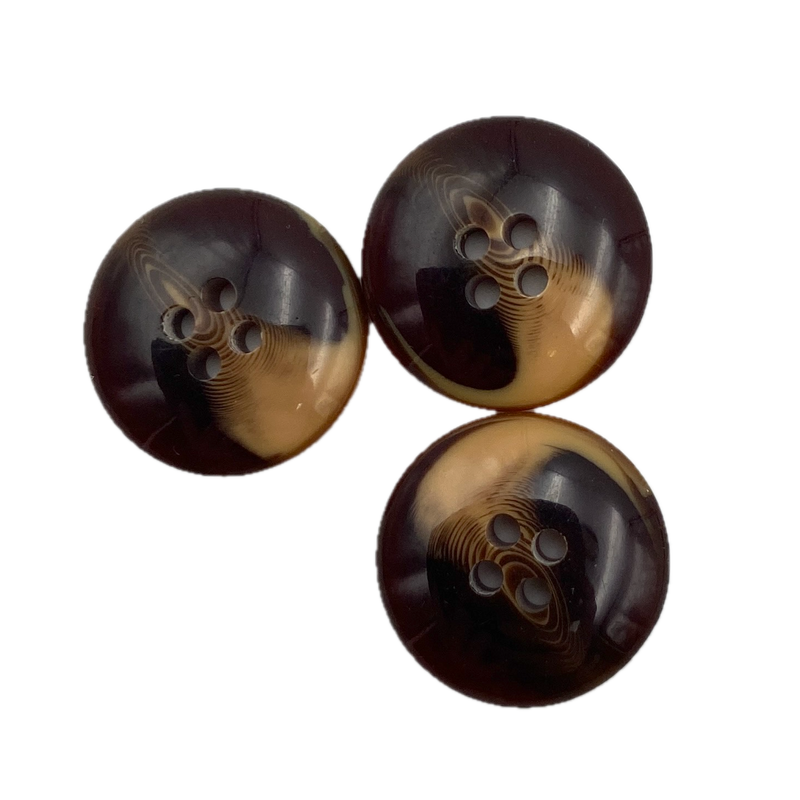 3/4", or 7/8" Marbled | Plastic Buttons | Choose Your Favorite