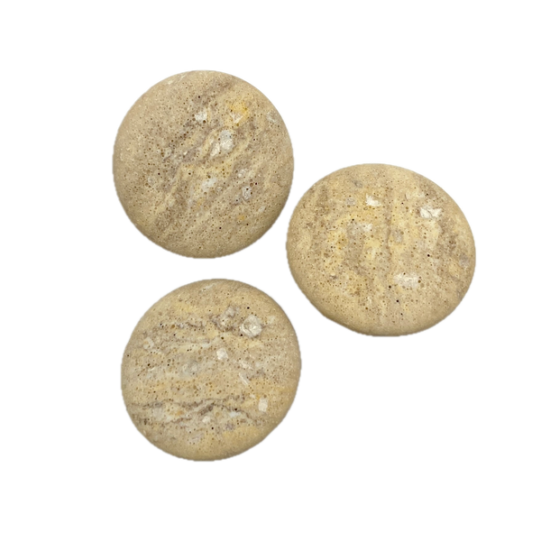 1" Limestone | Plastic Buttons