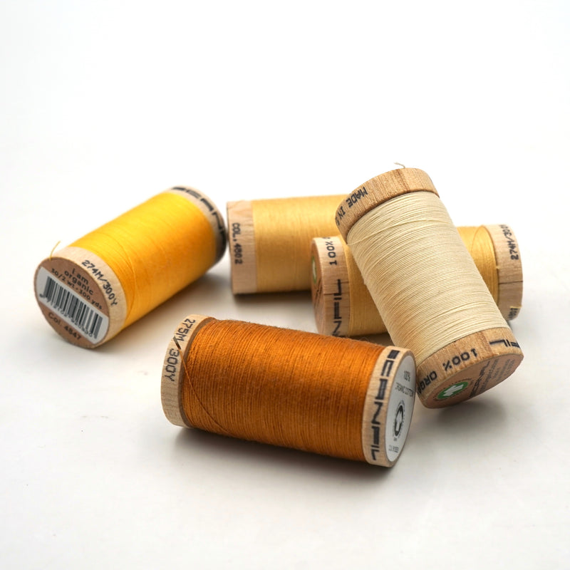 Scanfil Organic Cotton Thread | 30 wt | 34 Colors